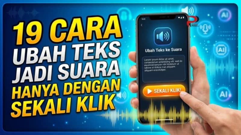 1 Klik Saja! 19 Cara Ajaib Ubah Teks Jadi Suara Tanpa Ribet