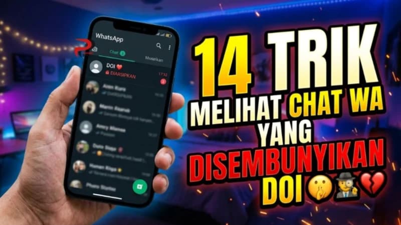 14 Cara Jitu Membongkar Chat WhatsApp yang Disembunyikan