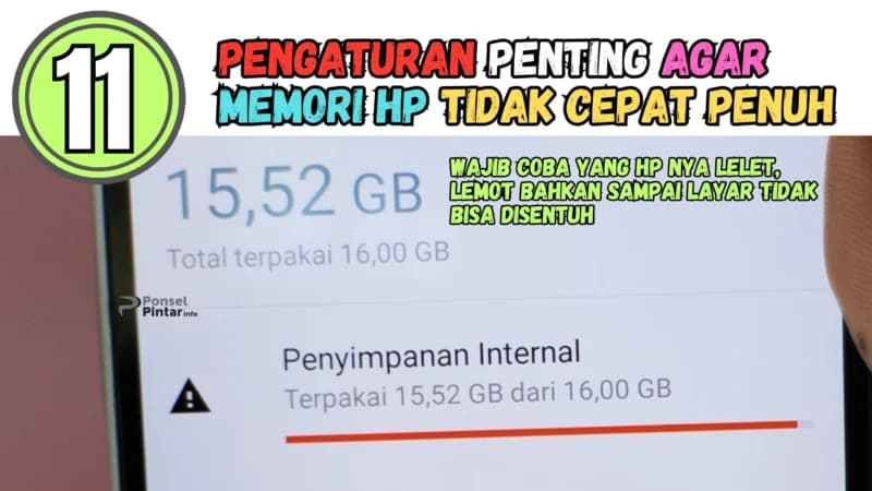 11 Trik Rahasia Bikin Memori HP Nggak Gampang Penuh!