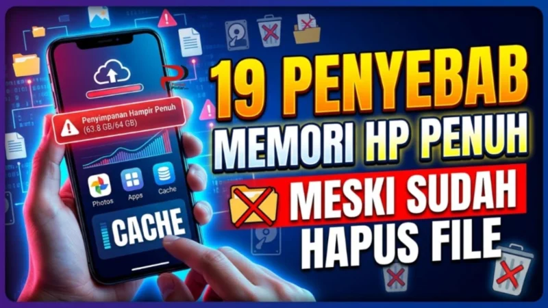 HP Penuh Padahal File Sudah Dihapus? Ini 19 Penyebab Tersembunyinya!