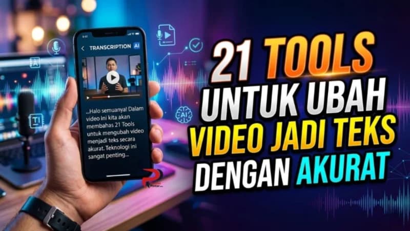 Ubah Video ke Teks Otomatis? 21 Tools Ini Akurat Banget!
