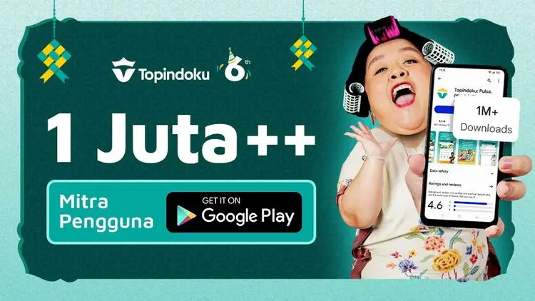 Topindoku sejuta Pengguna